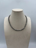 7mm 18" Plated Copper Pearl Necklace