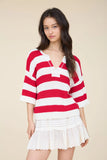 Braiden Stripe Sweater Top
