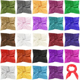 Solid  Square Satin Scarves