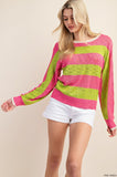 Lauren Stripe Long Sleeve Sweater