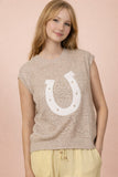 Kari Horseshoe Sweater Vest
