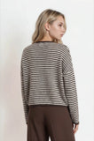 Tennile Stripe Button Down Sweater