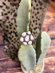 Pink Opal Conch Ring