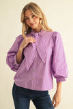 Kadence Stripe Tie Top