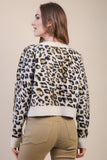 Shaylee Leopard Sweater Cardigan