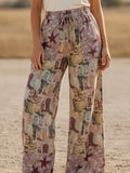 Boots/Star Print Pants