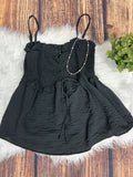Kamri- Ruffle edge tank top