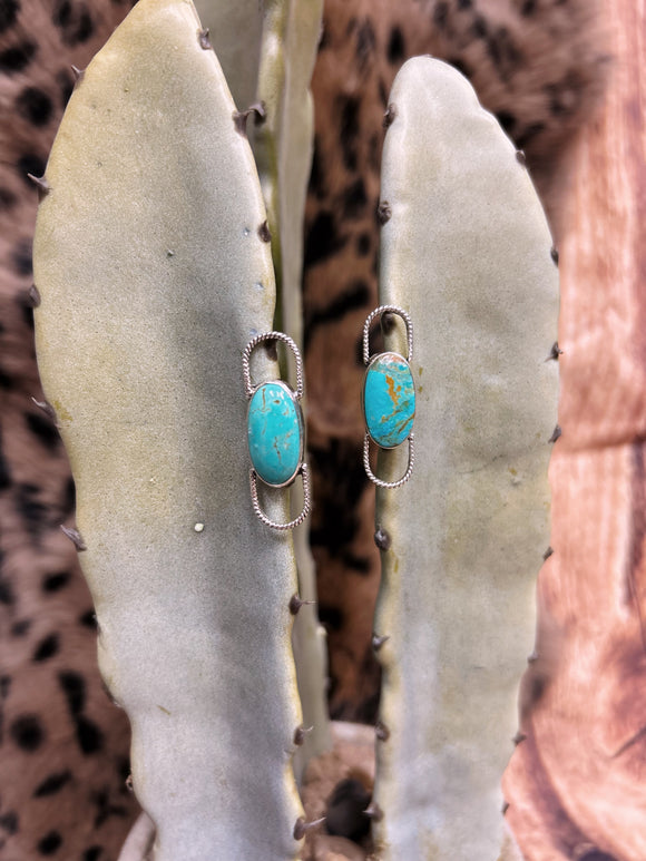 Turquoise Scarf Holder