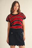 Ellie Zebra Sweater Top