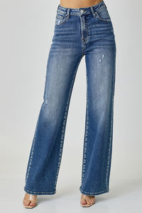 Risen Kate High Rise Wide Leg Jeans