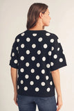 Jodi Polka Dot Knit Top