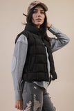 Kenna Solid Color Puffer Vest