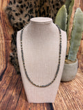 20” Sterling Silver Navajo/14k Gold Plated Necklace