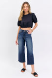 Judy Blue Karli Cropped Jeans-Curvy