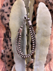 Multi Navajo Pearl Clasp Bracelet
