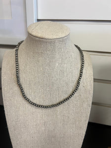 3 MM Navajo Faux Pearl Necklace