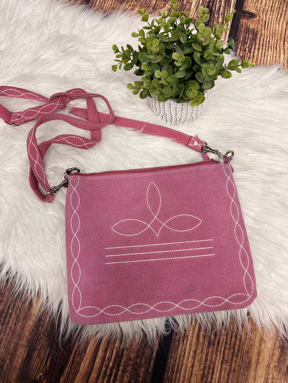 Boot Stitch Western Crossbody