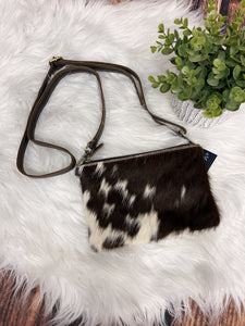 Western Cowhide Crossbody Purse