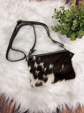 Western Cowhide Crossbody Purse