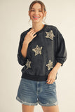 Ken Leopard Star Patched Top