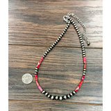 18" Western Rectangular Gemstone Necklace