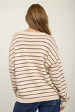 Kimbren Stripe Crew Neck Sweater