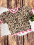 Kenzie Leopard Ruffle Top