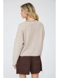 Tennile Stripe Button Down Sweater
