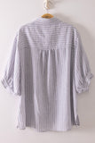 Cierra Stripe Puff Sleeve Top
