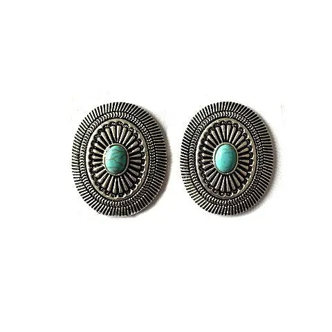 Western Concho Earring