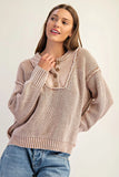 Halie Half Button Long Sleeve Pullover
