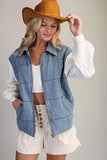 Kayce Quilted Denim Jacket