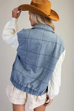 Kayce Quilted Denim Jacket