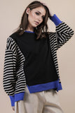 Hannah Striped Sweatshirt
