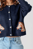 Rylee Horse Cropped Sweater