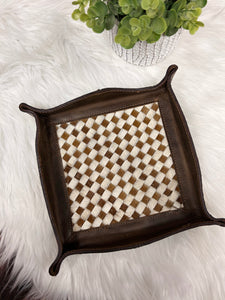 Leather Jewelry Tray