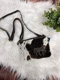 Western Cowhide Crossbody Purse