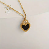 Dainty Gold Heart Necklace