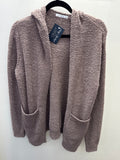 Bren Super Soft Hooded Cardigan-Mocha