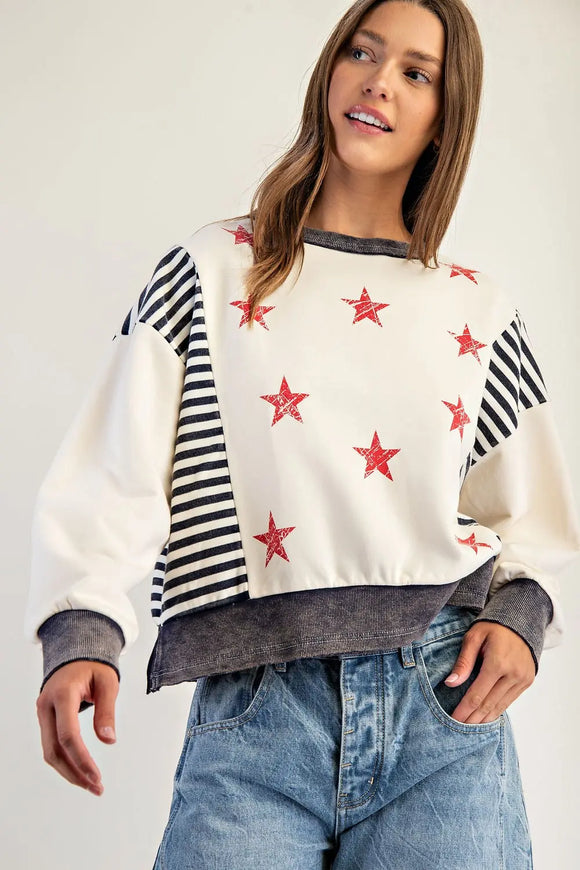 Madyson Stars & Stripes Sweatshirt