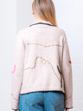 Keeley Embroidery  Sweater Jacket