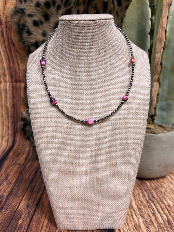 14” Navajo/Dalia Necklace