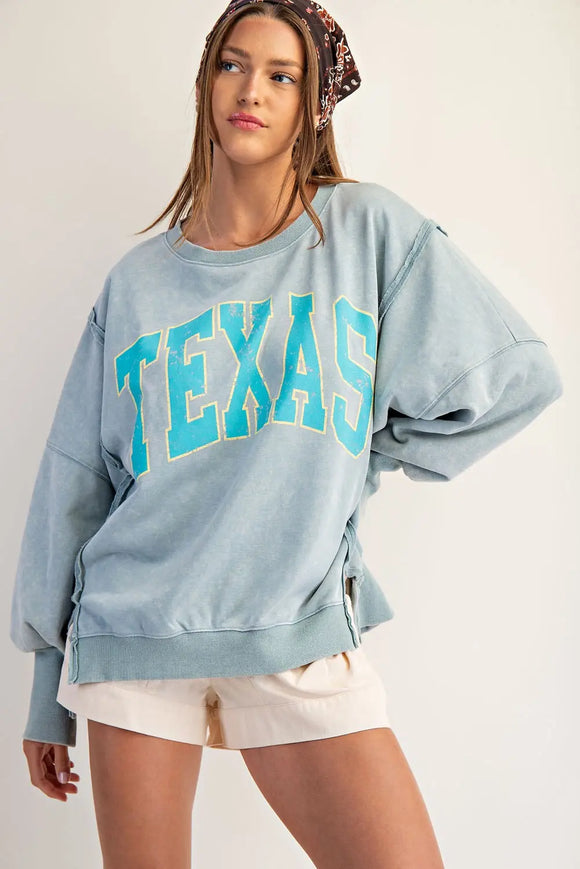 Kayli Texas Oversized Sweatshirt