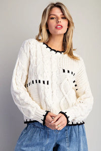 Myra Patchwork Sweater