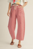 Skylar Stripe Barrel Pants
