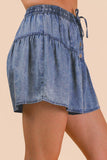 Josie Button Down Flare Shorts