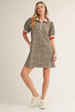 Cami Red Accent Leopard Dress