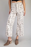 Western Straight Leg Cropped Pants