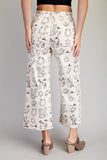 Western Straight Leg Cropped Pants