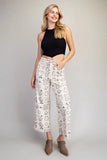 Western Straight Leg Cropped Pants